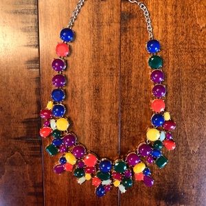 Talbots multi-colored statement necklace